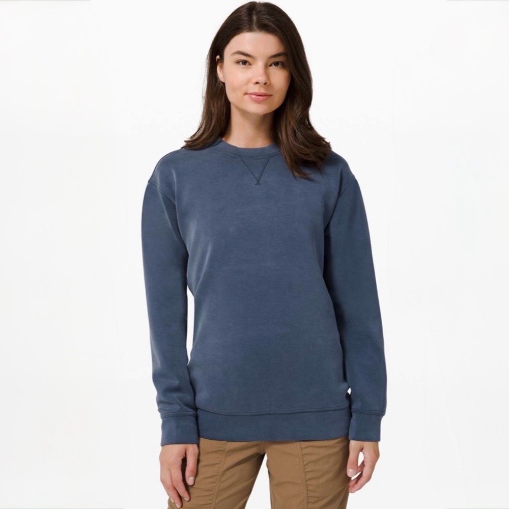 Lululemon // All Yours Crew Sandwash // Iron Blue